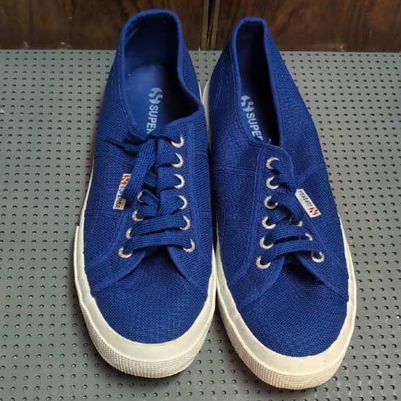 Superga Blue Canvas Sneakers - Picture 2 of 6